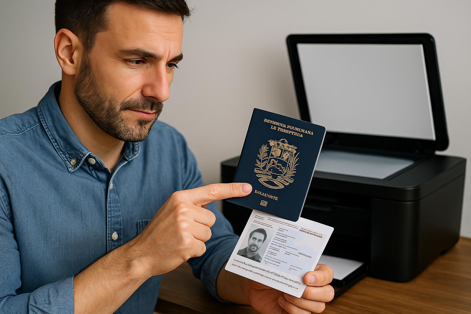 Como escanear tu pasaporte - Betzabeth Jaramillo -Venezolanos en Ecuador