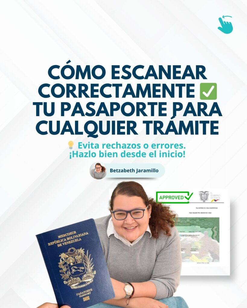 como escanear correctamente el pasaporte 1